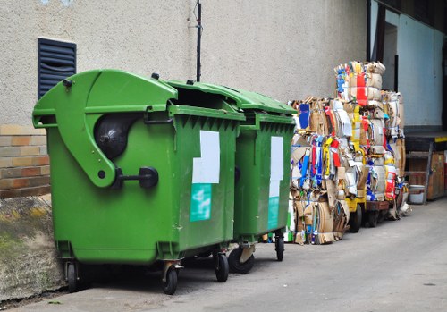 Recycling and disposal during Fitzrovia house clearance